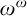 omega Superscript omega
