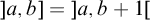 right bracket a comma b right bracket equals right bracket a comma b plus 1 left bracket