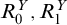 upper R 0 Superscript upper Y Baseline comma upper R 1 Superscript upper Y