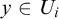 y element of upper U Subscript i