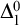 normal upper Delta 1 Superscript 0
