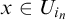 x element of upper U Subscript i Sub Subscript n