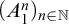 left parenthesis upper A 1 Superscript n Baseline right parenthesis Subscript n element of double struck upper N