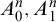 upper A 0 Superscript n Baseline comma upper A 1 Superscript n
