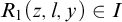 upper R 1 left parenthesis z comma l comma y right parenthesis element of upper I
