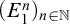 left parenthesis upper E 1 Superscript n Baseline right parenthesis Subscript n element of double struck upper N