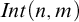 upper I n t left parenthesis n comma m right parenthesis