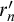 r prime Subscript n