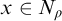 x element of upper N Subscript rho