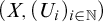 left parenthesis upper X comma left parenthesis upper U Subscript i Baseline right parenthesis Subscript i element of double struck upper N Baseline right parenthesis