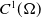upper C Superscript 1 Baseline left parenthesis normal upper Omega right parenthesis