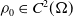 rho 0 element of upper C squared left parenthesis normal upper Omega right parenthesis