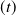 left parenthesis t right parenthesis