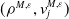 left parenthesis rho Superscript upper M comma epsilon Baseline comma v Subscript j Superscript upper M comma epsilon Baseline right parenthesis