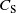upper C Subscript s