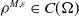 rho Superscript upper M comma epsilon Baseline element of upper C left parenthesis normal upper Omega right parenthesis