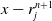 x minus r Subscript j Superscript n plus 1