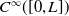 upper C Superscript normal infinity Baseline left parenthesis left bracket 0 comma upper L right bracket right parenthesis