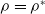 rho equals rho Superscript asterisk