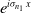 e Superscript i sigma Super Subscript n 1 Superscript x