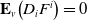 bold upper E Subscript v Baseline left parenthesis upper D Subscript i Baseline upper F Superscript i Baseline right parenthesis equals 0