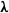 bold italic lamda