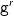 monospace g Superscript r