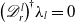 left parenthesis script upper D Subscript r Superscript l Baseline right parenthesis Superscript bold dagger Baseline lamda Subscript l Baseline equals 0