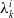 lamda Subscript k Superscript i