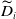 upper D overtilde Subscript i