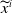 x overtilde Superscript i