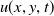 u left parenthesis x comma y comma t right parenthesis