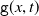 monospace g left parenthesis x comma t right parenthesis