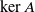 kernel upper A