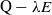 normal upper Q minus lamda upper E