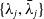StartSet lamda Subscript j Baseline comma lamda overbar Subscript j Baseline EndSet