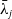 lamda overbar Subscript j