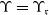 normal upper Upsilon equals normal upper Upsilon Subscript German r