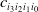c Subscript i 3 i 2 i 1 i 0