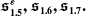 bold German s bold 1.5 Superscript bold italic epsilon Baseline bold comma bold German s bold 1.6 bold comma bold German s bold 1.7 bold period