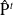 ModifyingAbove normal upper P With caret Superscript t