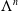 normal upper Lamda Superscript n
