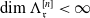 dimension normal upper Lamda Subscript German r Superscript left bracket n right bracket Baseline less than normal infinity
