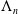 normal upper Lamda Subscript n