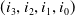 left parenthesis i 3 comma i 2 comma i 1 comma i 0 right parenthesis