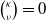 StartBinomialOrMatrix kappa Choose nu EndBinomialOrMatrix equals 0
