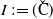 upper I colon equals left parenthesis ModifyingAbove normal upper C With ˇ right parenthesis