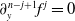 partial differential Subscript y Superscript n minus j plus 1 Baseline f Superscript j Baseline equals 0