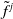 f overtilde Superscript j