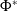 normal upper Phi Superscript asterisk